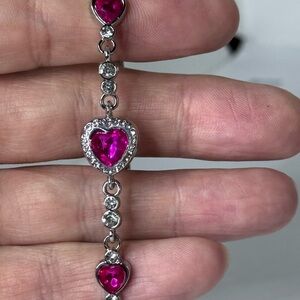 Crystal Heart Bracelet